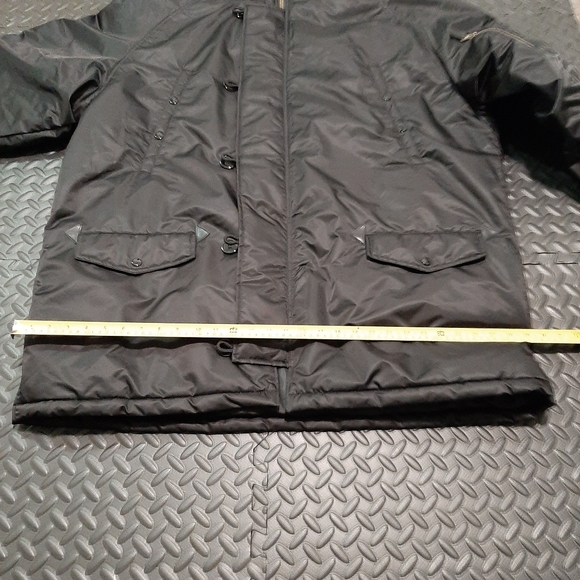 HQ Issue down insulated coat with fur hood face trim size 2XL - Picture 9 of 12